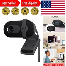 Brio 101 Full HD 1080p Webcam for Meetings, S...