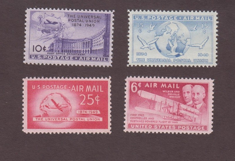 US, C42, C43, C44, C45, MINT NH, AIRMAIL