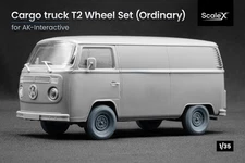 1/35 WM350019 CARGO TRUCK T2 Ordinary wheel set 3D Printed parts