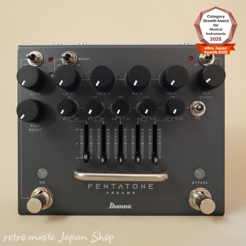 Ibanez Pentatone Preamp PTPRE Guitar Effects Pedal 5Band ParametricEQ Noise Gate