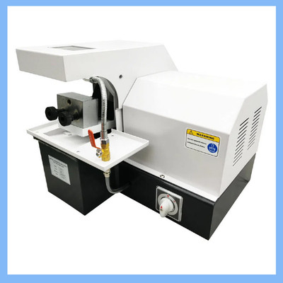 Manual Metallographic Sample Lab Metal Cutting Machine 220V Diameter 50mm