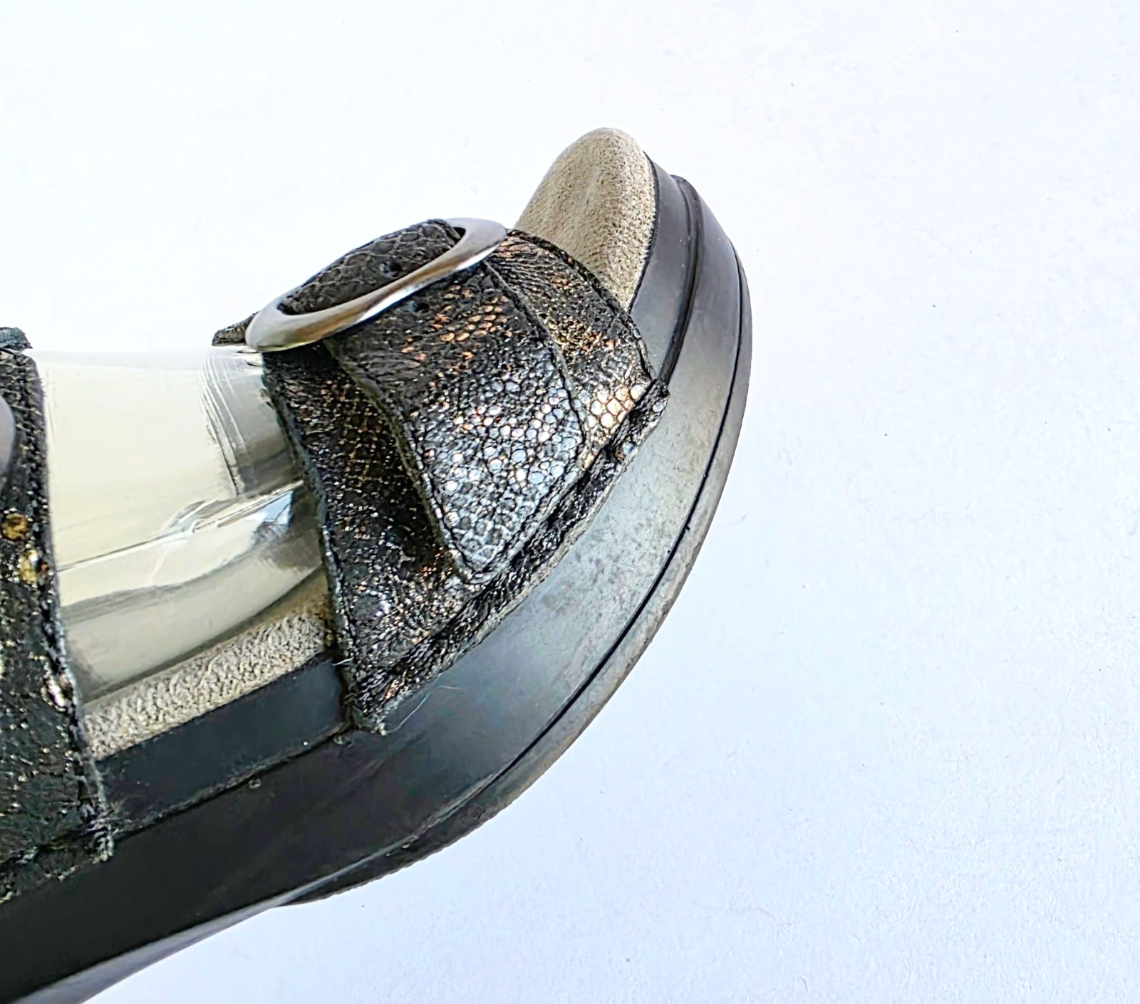 DANSKO Sophie Sandals Metallic Python Leather Sz … - image 12