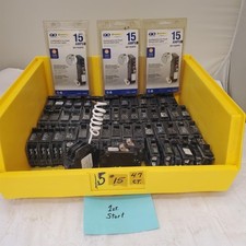 Large Lot of 47 Used Circuit Breakers Assorted 15
