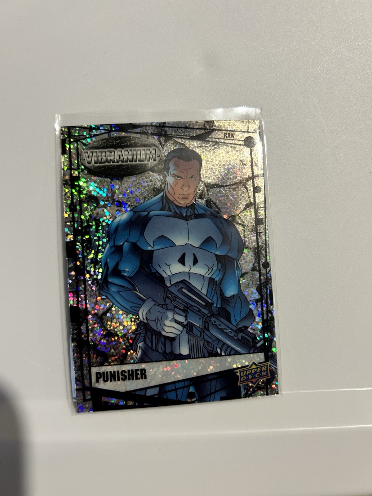 Upper Deck Marvel Vibranium RAW Punisher Speckled  Refractor #44 2015