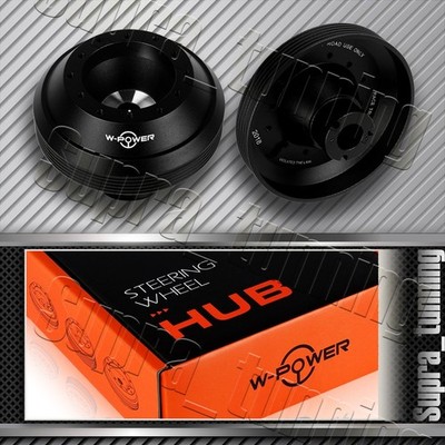 W-POWER For 2008-2017 Mitsubishi Evolution EVO Steering Wheel Short HUB Adapter