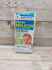 Mylicon Gas Relief Drops for Infants and Babies, Dye Free Formula,