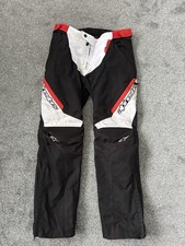 Alpinestars Raider Drystar Pants Motorcycle Trousers Black White Red X Large XL