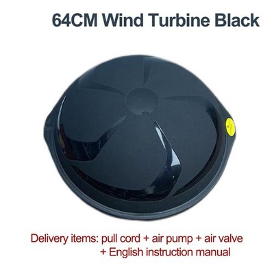 Half Exercise Ball / Balance Ball Trainer / Yoga Ball - 26'' / 64cm - Black - NEW