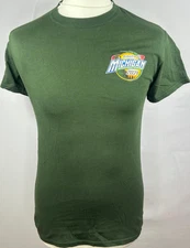 Nascar T-Shirt - Adult Size Small - Green - Michigan International Speedway 2021