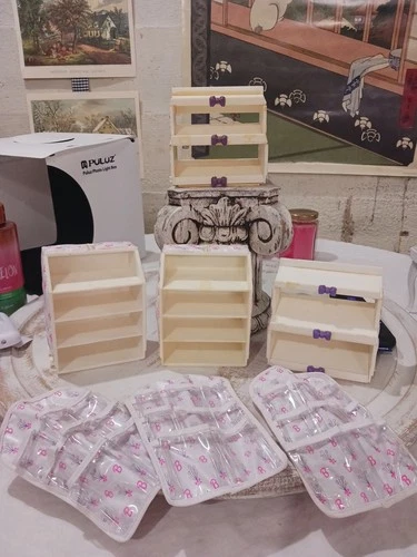 Barbie Snap N Store Quilted Bedroom Furniture Lot 1992 Shelves, Dressers And 3