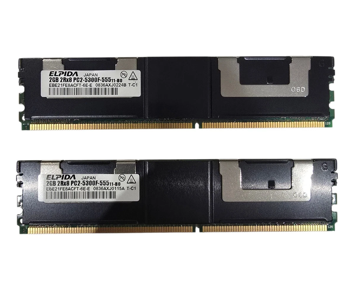 Las mejores ofertas en Elpida PC2-5300 DDR2-667 4 GB memoria de la