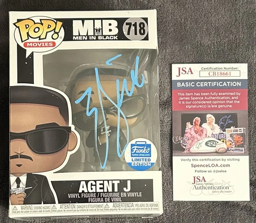 Will Smith SIGNED Funko Pop JSA COA 718 Agent J Men In Black MIB LE AUTOGRAPH