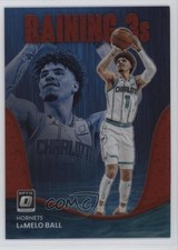 2022-23 Panini Donruss Optic Raining 3s Red Prizm 70/99 LaMelo Ball #12 14t3