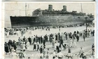 S.S. Morro Castle Aground Asbury Park New Jersey NJ USA printed after fire PPC