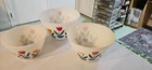 1940s Vintage Fire King Tulip Mixing/Nesting Bowls by Anchor Hocking - Set of 3
