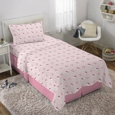 Sanrio Hello Kitty 3 Piece Twin Size Bed Sheet Set Sheets And Pillowcase NEW