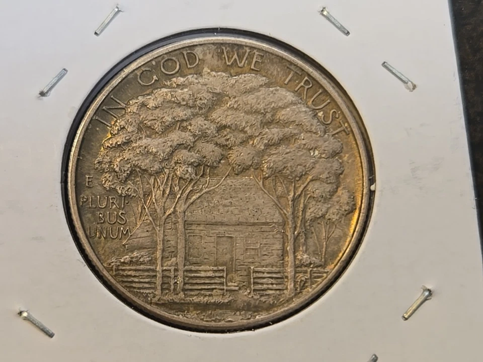 1922 Grant Commemorative Silver Half Dollar 50c Coin NO STAR NICE - Image 2 of 2