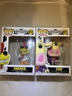 Funko Pop! Animation Cartoon Network Cow And Chicken Cow #1071 Chicken #1072