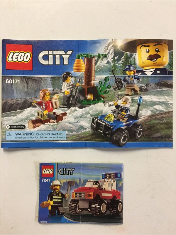 LEGO Instruction Book. City Books 60171 And 7242 Used