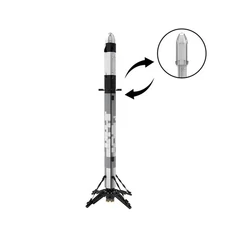 Hot Sale 1:110 Two-stage Rocket Medium-lift Launch Vehicle Rocket 860