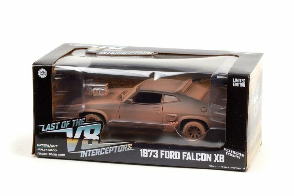 1973 FORD FALCON XB Last V8 Interceptors Greenlight DieCast 1/24 84052 Weathered - Immagine 2 di 2