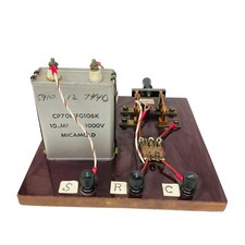 Trumbull AC Motor Test Board with Micamold CP70E1FG106K Capacitor 10MF 1000V