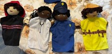 Puppets Nurse Mail Fireman Police PLAYHOUSE 4 PUPPETS Occupations