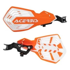 Acerbis K-Future Vented Handguards Orange White KTM XCF-W 350 500 2020 - 2023