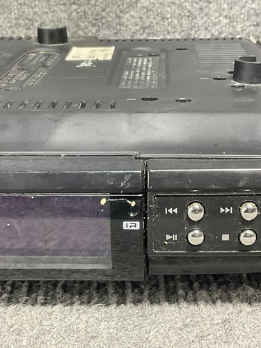 GE Slim Spacemaker Stereo CD Player 7-5400 In Black Color W/O Remote - Picture 4 of 13