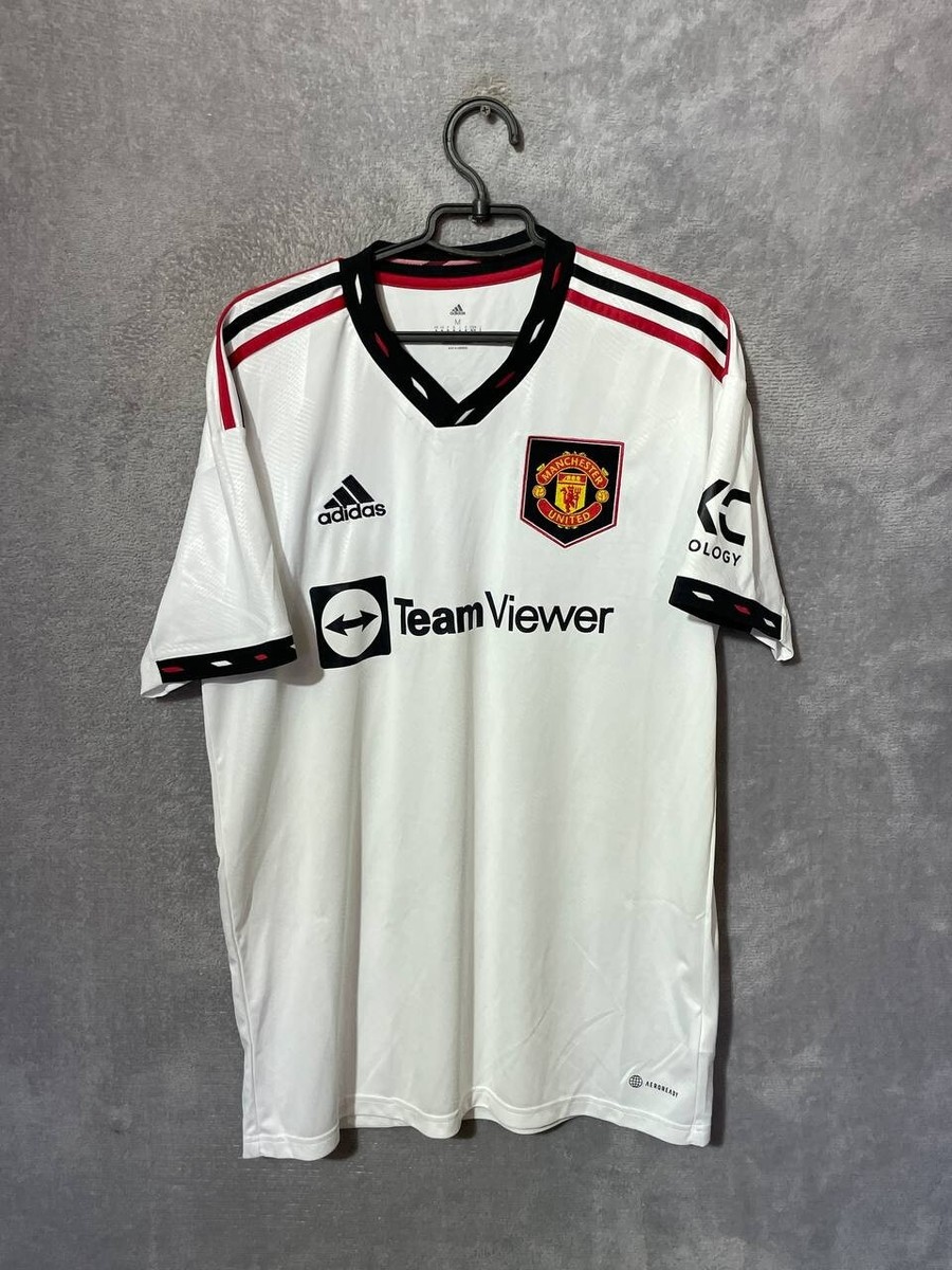 Ronaldo Manchester United Away football shirt Jersey White Adidas
