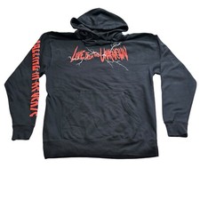 Falling in Reverse Hoodie Men  s Large Black Live From The Unknown Metal Radke