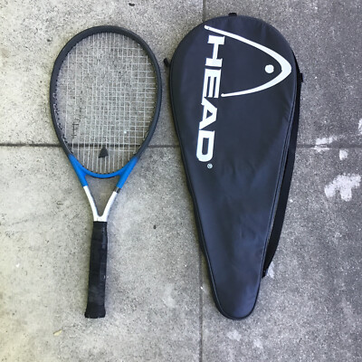 Rare raquette de tennis en titane Head Ti S1 avec sac d'origine 4 3/8
