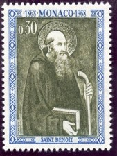 STAMP / TIMBRE DE MONACO N° 746 ** SAINT BENOIT