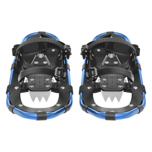 Raquetas de nieve de 21 pulgadas con bastones de trekking ajustables de 3 secciones para talla de zapato 35-40EUR - Imagen 4 de 10