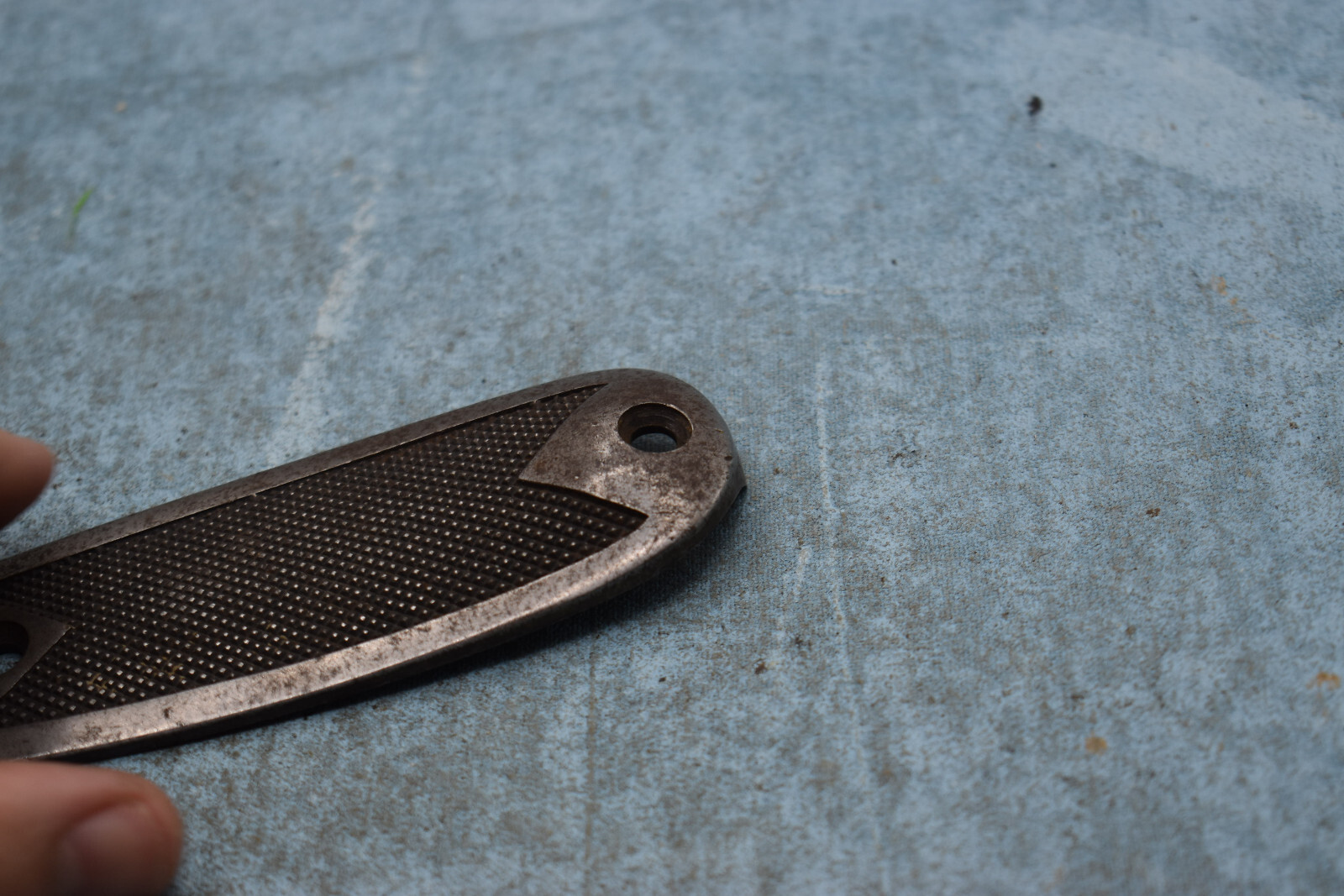 Factory Winchester pre 64 model 70 Rifle Steel Buttplate used well worn