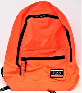 orange pink backpack