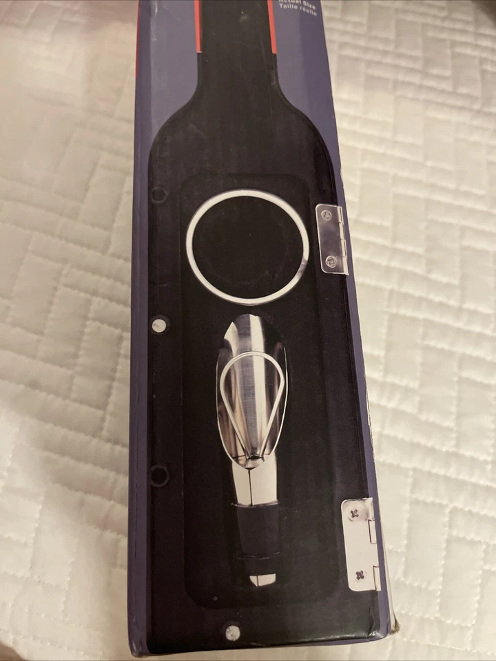 Kikkerland Accesorios de Vino Juego de Regalo de 5 Piezas Kit de Abridor de Sacacorchos de Botella NUEVO Foto 2 de 4