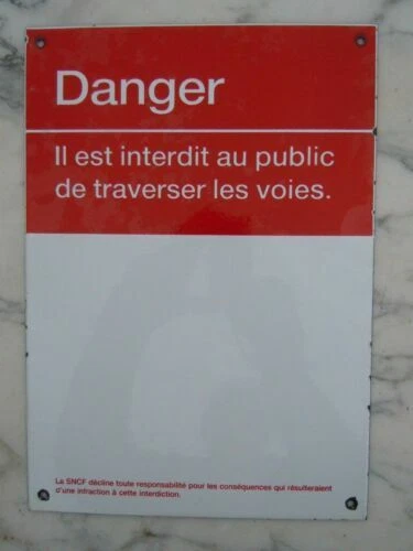 Autres objets de collection sur les chemins de fer et les trains plaques