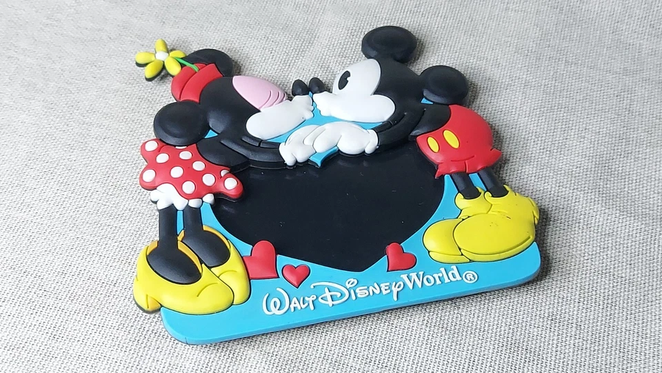 Walt Disney World Kissing Mickey & Minnie Photo Fridge Magnet - - Image 2 of 4