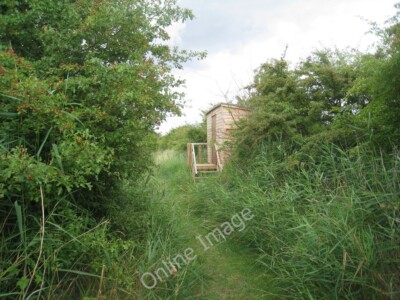 Foto 6x4 neues Versteck, Barrow Haven Schilfbett Naturschutzgebiet Barton-Upon-Humbe c2010
