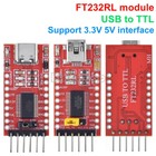 FT232 FT232RL FTDI USB 3.3V 5.5V to TTL Serial Adapter Module Type-C / Mini USB