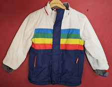 Boden Kids Jacket Size 6-7Y Youth Colorful Striped Winter