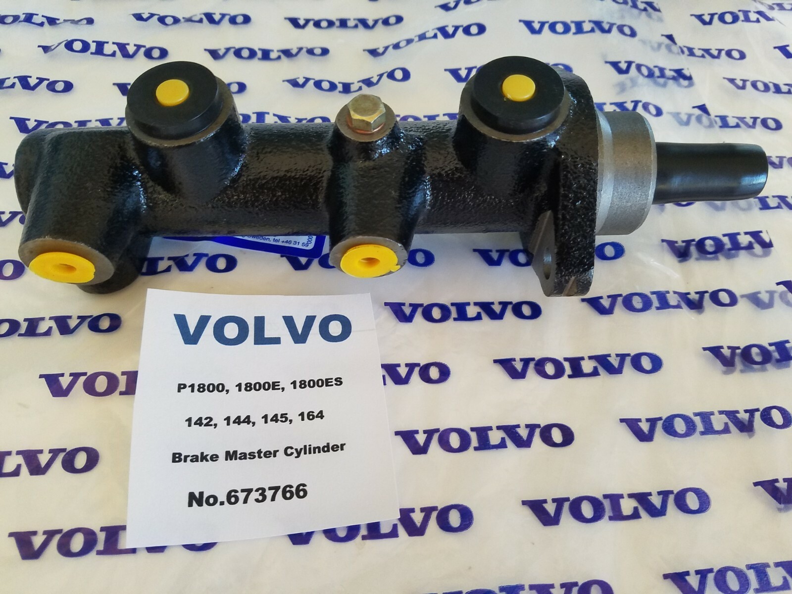 VOLVO 142,144,145,164,1800.1800E,1800ES Brake Master Cylinder Volvo No