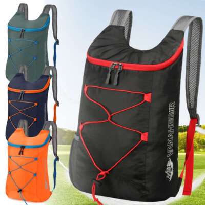 Lightweight Packable Backpack Travel Camping Outdoor Hiking Daypack Foldable NEW