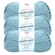 (3 Pack) Lion Brand Yarn 136-106AU Heartland Yarn, Voyageurs
