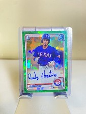 2020 Bowman Chrome Randy Florentino 1st Bowman Auto Green Refractor /99 Card