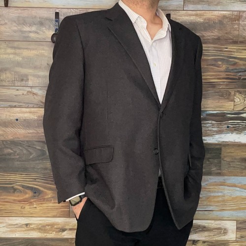 Andrew Fezza Signature Collection Dark Gray Blazer Sport Jacket 50R *EXCELLENT* - Picture 1 of 11