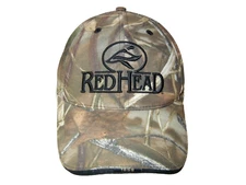 RED HEAD Brown Cotton REALTREE HUNTING HAT Camo Fishing Hiking Gear Baseball Cap