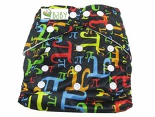 VBaby Fabric Waterproof Adjustable Reusable Cloth Diaper With 1 Cotton Insert