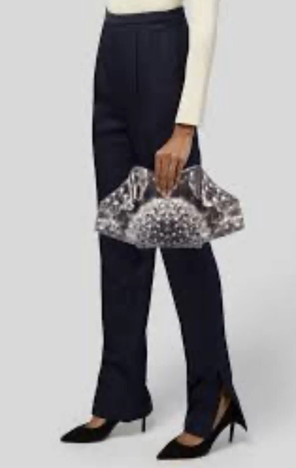 Bolso sin asas 26b Alexander McQueen cuero estampado diente de león De-Manta nuevo con etiquetas Foto 3 de 4